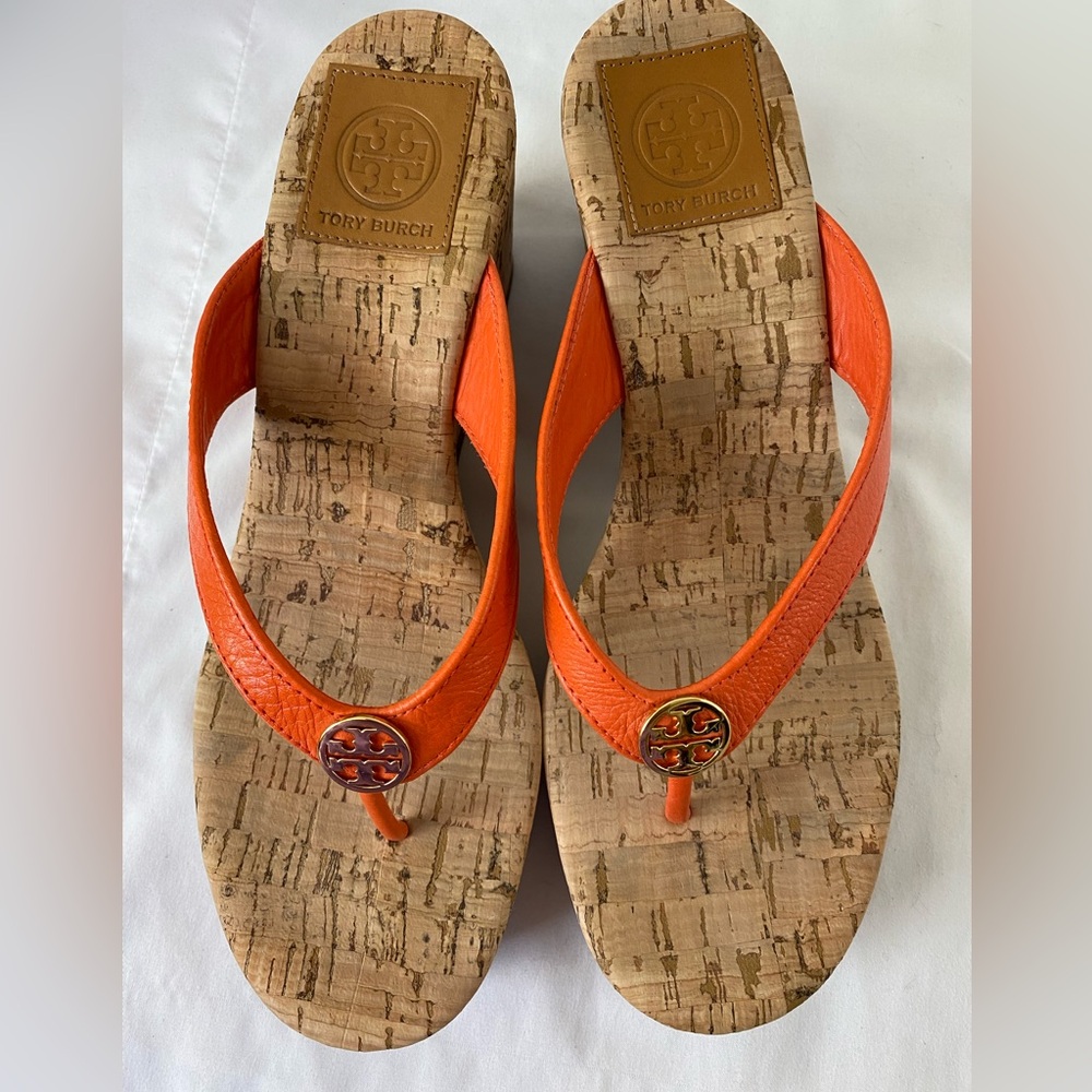 Tory Burch cork wedge sandals - Picture 5 of 7